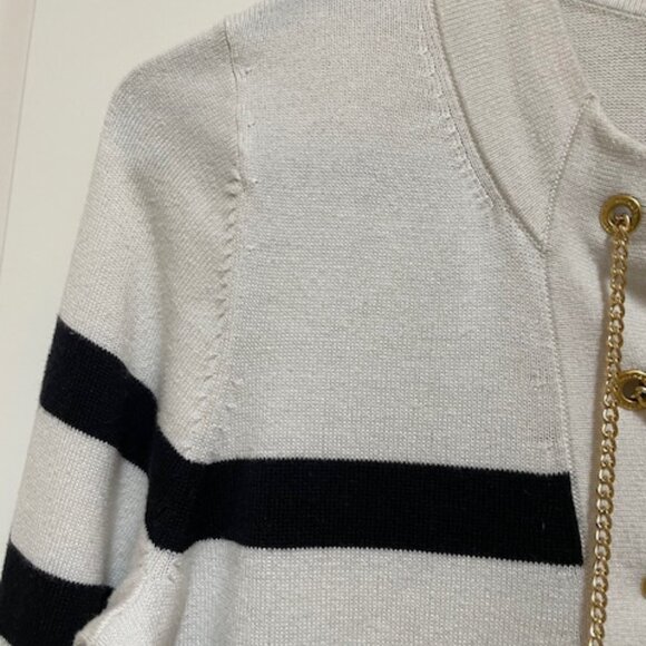 Michael Michael Kors striped pullover sweater. - Picture 3 of 7